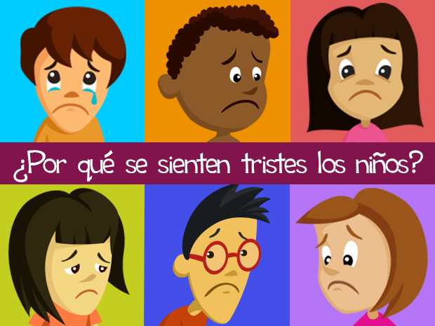 ¿Por qué se sienten tristes los niños?